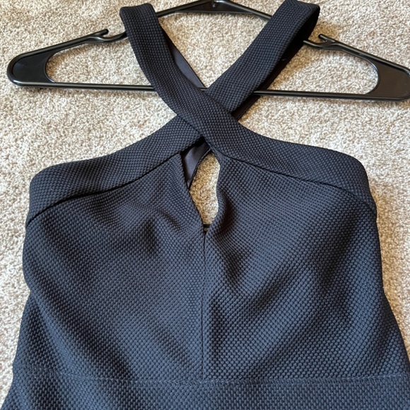 Black express dress size 2 , cross top - Picture 3 of 4